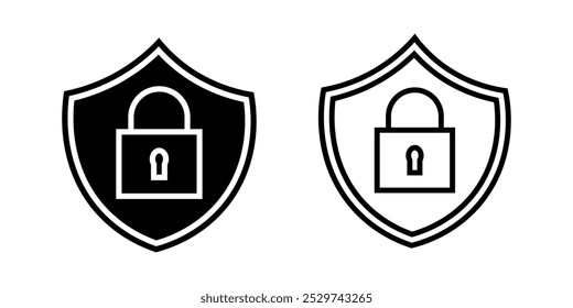Protective set icon on white background