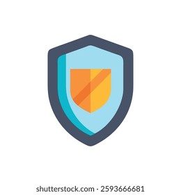 A protective shield icon ideal for security and defense themes.