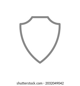 Icono de la línea de protección. Protección, signo de seguridad, seguridad