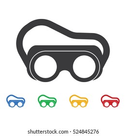 Protective welding goggles icon. Construction tools icons universal set for web and mobile