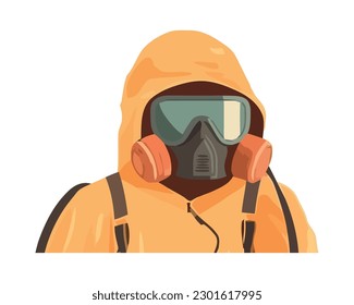 Protective workwear for dangerous occupations isolated