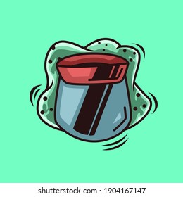 Protector Face Vector Design Illustration