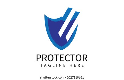 Protector Logo Logo Design Business Stock Vector (Royalty Free ...