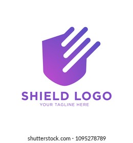 Protector Logo Template Design Vector. Shield Logo. EPS 10