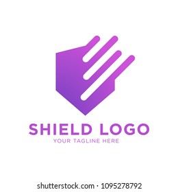 Protector Logo Template Design Vector. Shield Logo. EPS 10
