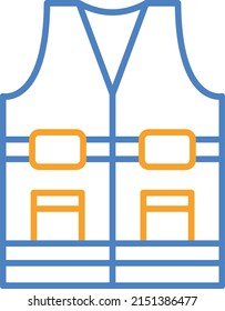Protector Vest vector icon. Can be used for printing, mobile and web applications.