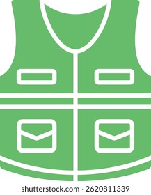Ícone de vetor Protetor Vest. Pode ser usado para impressão, aplicativos móveis e da Web.