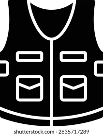 Ícone de vetor Protetor Vest. Pode ser usado para impressão, aplicativos móveis e da Web.