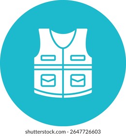 Ícone de vetor Protetor Vest. Pode ser usado para impressão, aplicativos móveis e da Web.