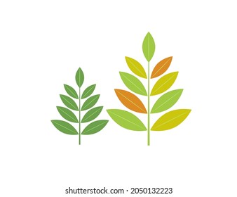 Protectors of nature. Vector icon. Foliage