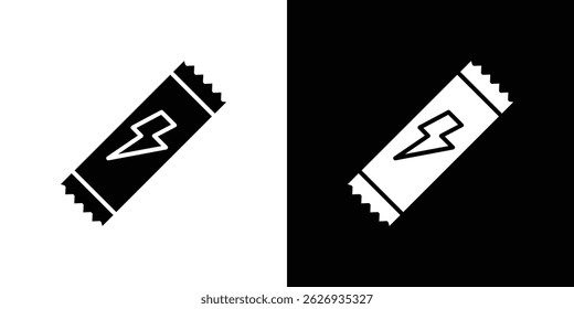 Protein bar icon concept, vector illustration