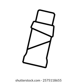 protein bar icon Simple outline illustration