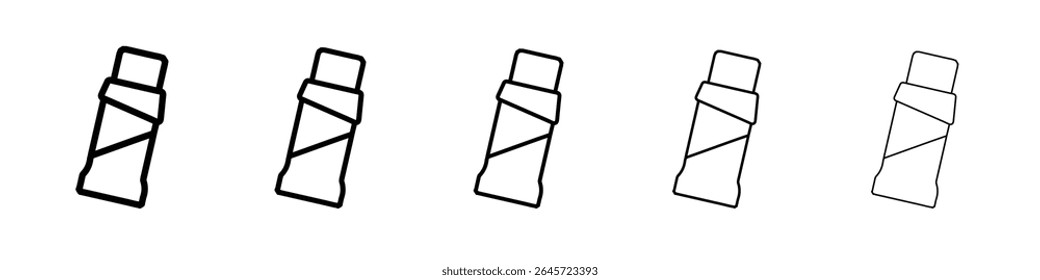 protein bar icon simple vector outline logo