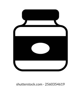 Protein bottle icon, promoting health and fitness