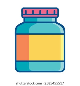 A protein bottle icon for skating recovery