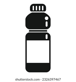 Eiweißgetränk Symbol einfache Vektorgrafik. Nahrung. Gesundheitsfett