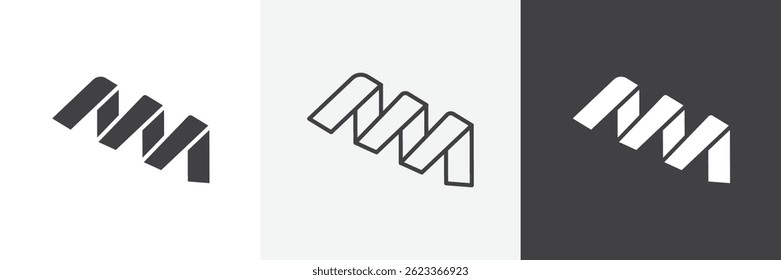 Protein flach und Liner Vektor Icons Set