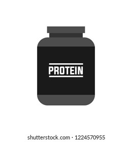 Protein icon or flat illustration. Simple vector isolated.