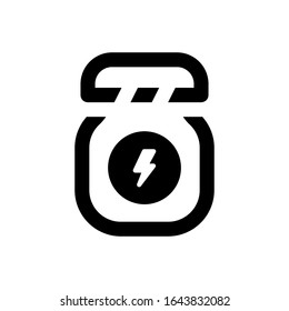 Protein Icon on white background