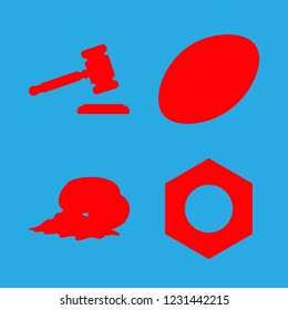 protein icon set about nut, milk and egg vector set