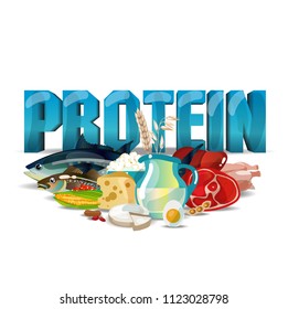 Protein nutrition - a natural organic food, rich in protein