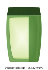 Protein plastic pack. vector illustration
