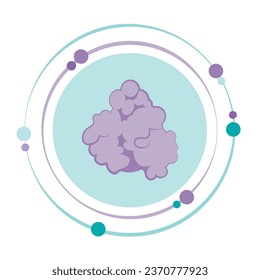 Protein science vector illustration graphic icon symbol