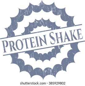 Protein Shake grunge stamp