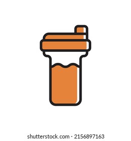 Protein Shake Icon Vector Illustration