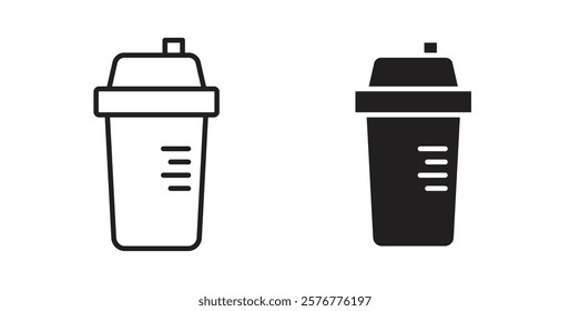 Protein shake icons pack for ui designs