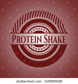 Protein Shake red emblem