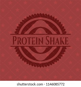Protein Shake red emblem