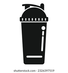 Protein shaker icon simple vector. Food nutrition. Grain energy