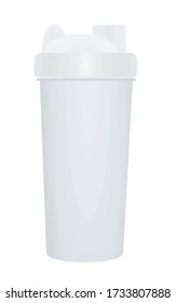 Protein shaker isolated. vector illustration