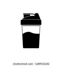 Protein Shaker. Sport Shaker Bottle Icon, Vector