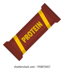 Protein snack icon. Flat illustration of protein snack vector icon for web.