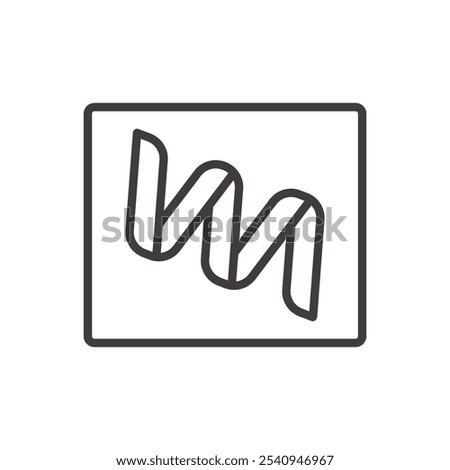 Protein stroke icon in black
