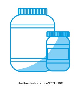 protein supplement bottle icon