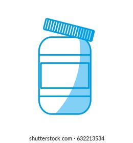 protein supplement bottle icon