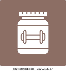 Protein Supplement vector icon. Can be used for printing, mobile and web applications.