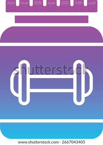 Protein Supplement vector icon. Can be used for printing, mobile and web applications.