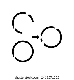 protein synthesis cryptogenetics glyph icon vector. protein synthesis cryptogenetics sign. isolated symbol illustration