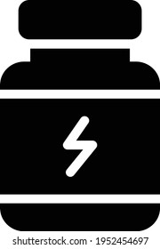 proteins vector glyph flat icon