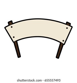 protest banner isolated icon
