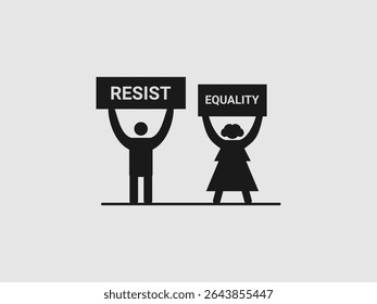 a protest or demonstration for social justice