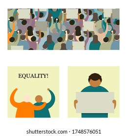 Protest. Fight for equality. Fight for humanity. Fight for right. Fight for freedom!