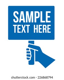 protest graphic design , vector illustration