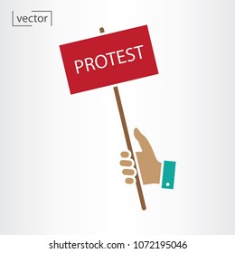 protest icon vector