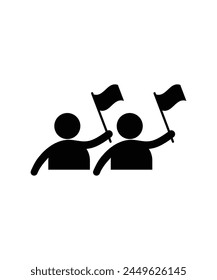 protest icon, vector best flat icon.