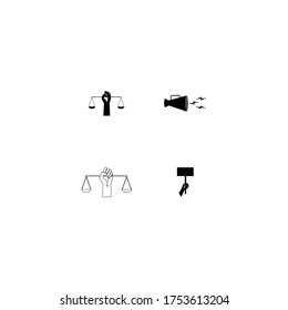 Stockillustrationsdesign mit Protestlogo